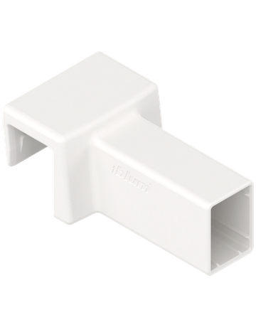 AMBIA-LINE Querrelinghalter, ab Korpusbreite 600 mm, für LEGRABOX pure, seidenweiss matt - Blum