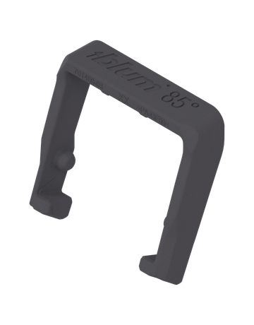 85° Öffnungswinkelbegrenzer für dünne Türen Scharnier, tiefgrau - Blum