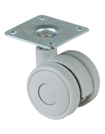 MB-Doppelr., ohne Feststeller, Rad Ø40mm F328, Kunststoff - BS ROLLEN