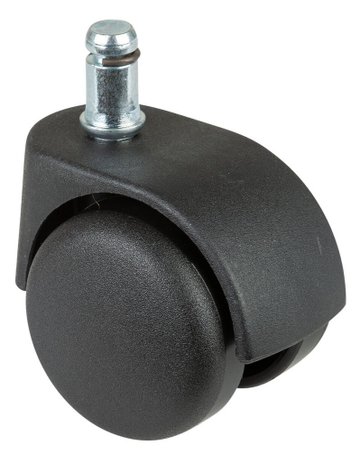 MB-Bürostuhlrolle, Rad Ø 50mm G10.050, inkl. stift, Kunststoff schwarz - BS ROLLEN