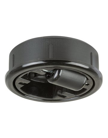 MB-Glocke, ohne Feststeller, Rad Ø 60mm G85, zum Einpressen, Kunststoff schwarz - BS ROLLEN