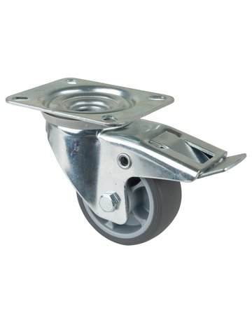 Lenkrolle 80mm L420.B44 Platte, thermopl.RL, Fest L420.B44.081