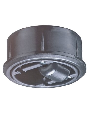 MB-Glocke, ohne Feststeller, Rad Ø 52mm G85, zum Einpressen, Kunststoff schwarz - BS ROLLEN