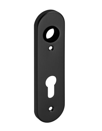 Kurzschildpaar 1235/7203 oval o.No,PZ 72,tiefschw. - edi