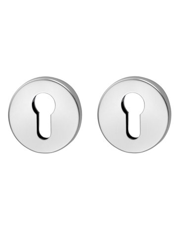 FH Schlüsselrosettenpaar 1056 rund,PZ,8mm,TS 40-65,F1 - edi