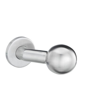 Knopf K4 gekröpft fest auf Rosette rund 1052/4020 F1 mit Nocken mit Gewinde M12 - edi