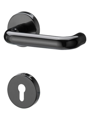 FH Drückergarnitur 1415 Rosette rd,PZ,9,tiefschw.,TS40-66 - edi