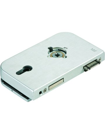 Glastürschloss Office Junior PZ DIN Links, LM niro eloxiert 11.200.157 - Dorma Glas