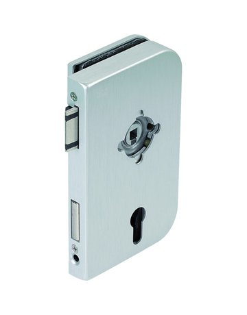 Glastürschloss Office Junior PZ DIN Rechts, LM niro eloxiert 11.201.157 - Dorma Glas