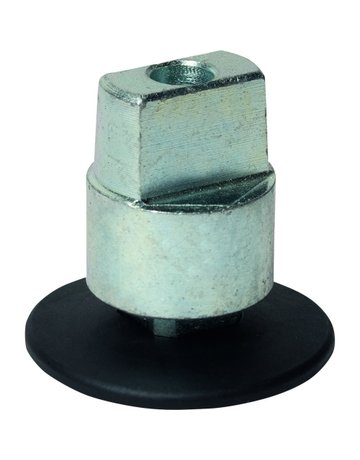 Steckachse mit Flachkonus,35mm,silberfarbig verzinkt - dormakaba