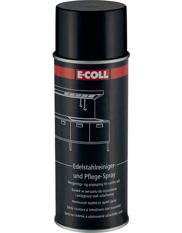 Edelstahlreiniger- und -pflegespray 400m l E-COLL EE