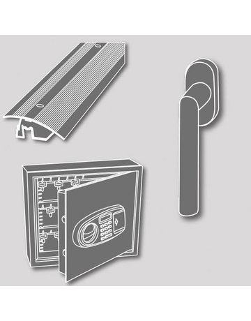 Montageplatte TS 73 V RAL 9006 - dormakaba