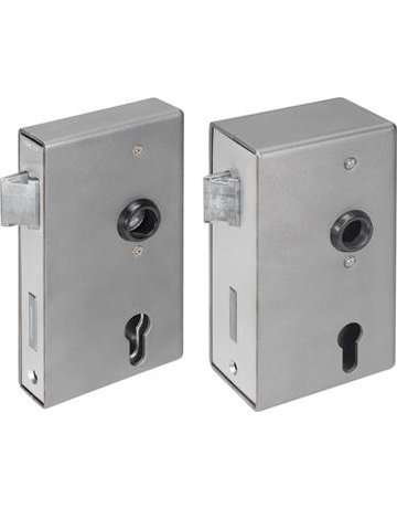 Schlosskasten blank PZ mit Schloss verzinkt 140U/40ZW - AMF