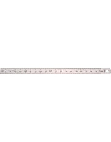 Biegsamer Stahlmaßstab 1000x20x0,5mm 1/2 HP