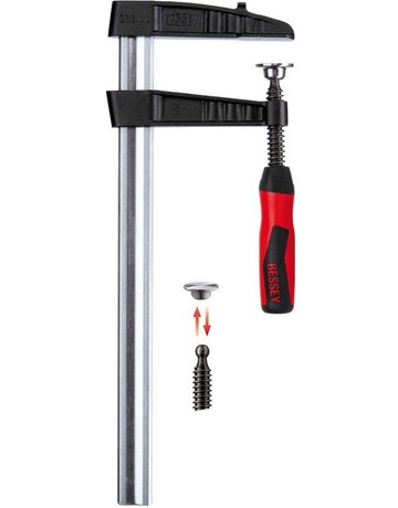 Schraubknecht Temperguss 600/120 mm TGK60-2K - BESSEY