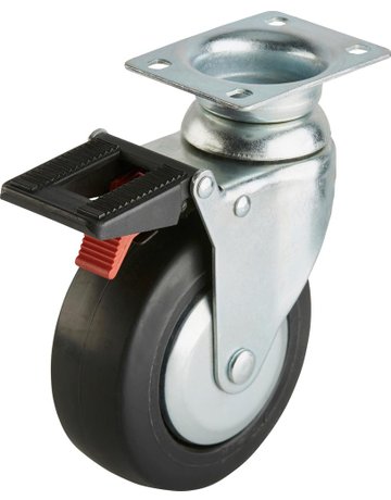 Lenkrolle mit Bremse für Werkstattwagen gross