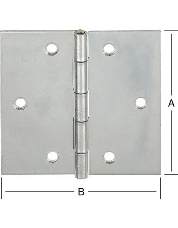 Scharniere käntig 60x60M M Nr. 503060Z - VORMANN