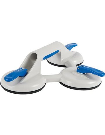 Veribor Saugheber 3-Kopf-Kunststoff, grau