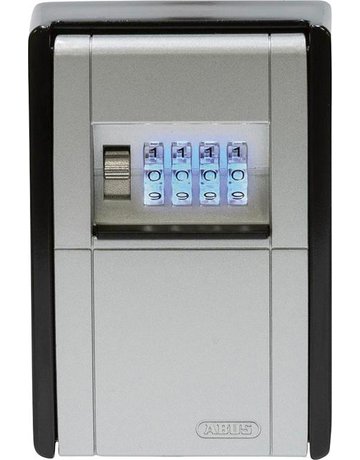 OA-Schlü.box,mit Zahlenschloss,schwarz BIG KeyGarage 787 LED, Wandmontage - ABUS