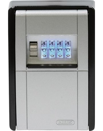 OA-Schlü.box,mit Zahlenschloss,schwarz KeyGarage 787 LED, Wandmontage - ABUS