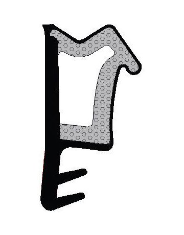 Überschlagdichtung L2110Schwarz - TRELLEBORG