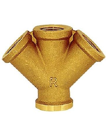 Verteiler 3-fach, MessingIG G3/8" RIEGLER