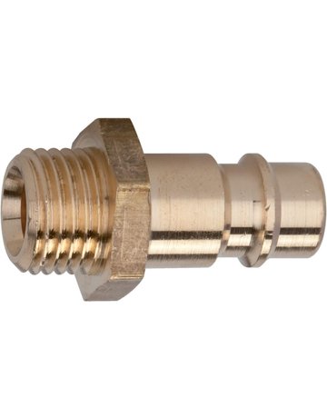 Stecknippel für Kupplung NW 7,2-7,8, Messing, AG G3/8" RIEGLER