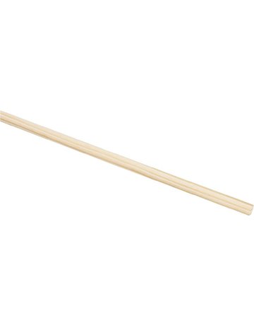 Holzbesenstiel 24 mm 160 cm, Rundkopf - Nölle