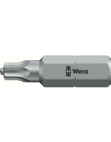 Bit zähhart 1/4" DIN 3126 C6,3 T30x25mm mit Zapfen Wera