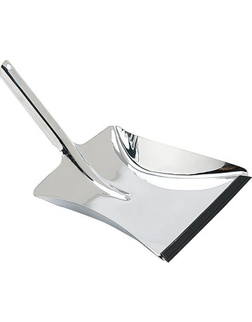 Kehrschaufel mit Gummilippe Metall lackiert - Nölle