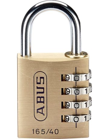 Zyl. Vorhangschloss Nr. 165 /40 mit selbsteinstellb. Code - ABUS