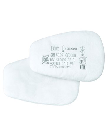 Vlieseinlegefilter 5925, P2R, 2 Stück/Box