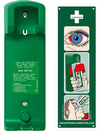 Wandhalterung für Augenspülung - CEDERROTH