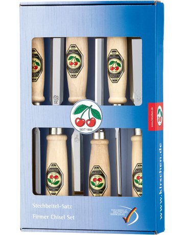 Stechbeitel-Satz, 6-teilig, im Karton, KIRSCHEN