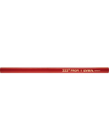 Zimmermanns-Bleistift 333oval rot 24cm LYRA