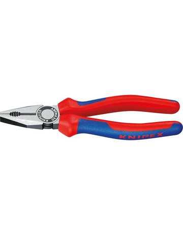 Kombinationszange poliertmit Mehrkomponenten-Griffen 180mm KNIPEX