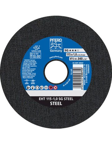 Trennscheibe gerade A60SSG 115x1mm PFERD