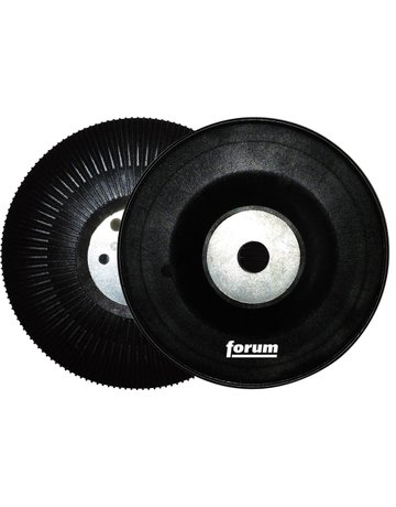 Gummistützteller 125mm/M14 gerippt FORUM