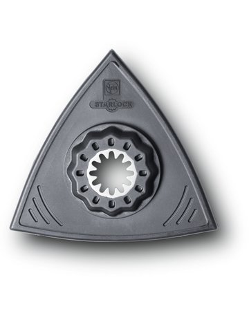 Schleifplatten-Set, flach, Kantenlänge 80 mm, Aufnahme SL - Fein