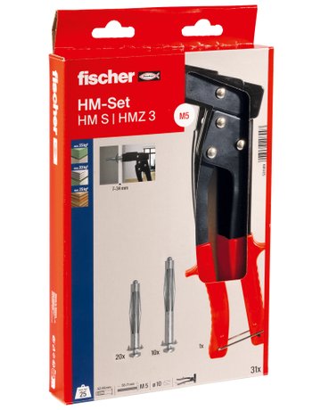 Heimwerkerzange Hohlraumdübel Hohlraumbefestigung - fischer