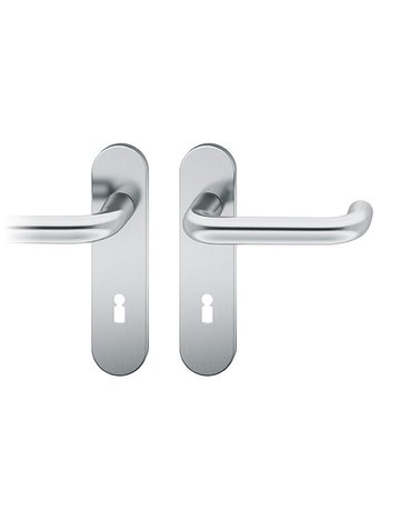 Drückergarnitur 12 1070 KS oval ,BB72/8,F1,TS 39-58 - FSB