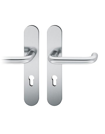 Drückergarnitur 12 1070 LS oval ,PZ72/8,F1,TS 39-58 - FSB