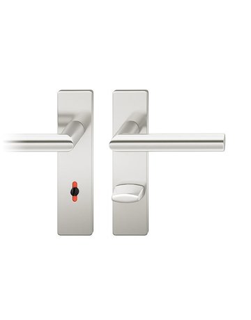 Drückergarnitur 12 1076 KS eck,WC/SS78/8 (8),F1,TS 39-58 - FSB