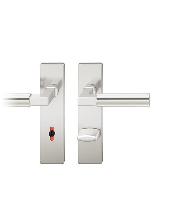 Drückergarnitur 12 1102 KS eck,WC/SS78/8 (8),ER,TS 39-58 - FSB