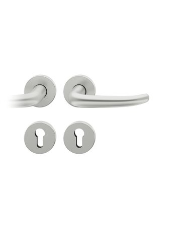 Drückergarnitur 72 1023 Rosette rund ,PZ,8,DL,F1,TS39-48,AGL3 - FSB