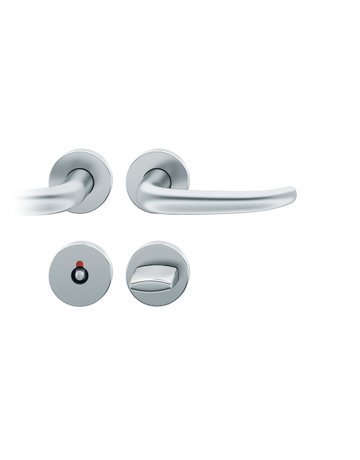 Drückergarnitur 72 1023 Rosette rund ,WC/SS,8(8),DR,ER,TS39-48,AGL3 - FSB