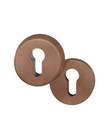 Schutzrosetten-Satz 73 7395 rd,16,5mm,ES1/PZ,dunkelbr.,TS67-69 - FSB