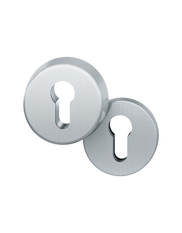 Schutzrosetten-Satz 73 7395 rd,16,5mm,ES1/PZ,ER matt,TS67-69 - FSB