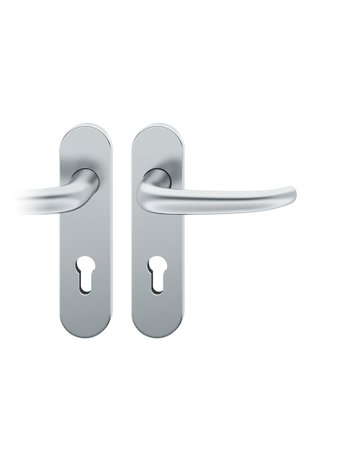 FS Drückergarnitur 76 1023 Rosette rund ,UG,9,DR,ER,TS39-48 - FSB