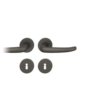 Drückergarnitur 12 1023 Rosette ,rd.,BB,8,C34,TS39-58 - FSB